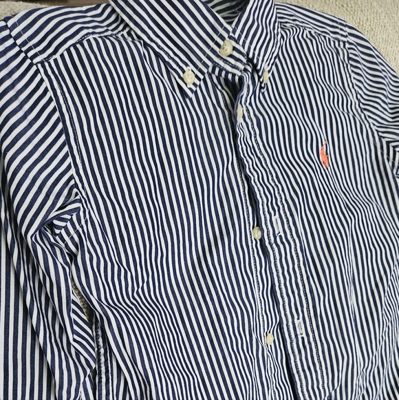 Polo Ralph Lauren Striped Button-Down Shirt with Logo - Picture 2 of 8